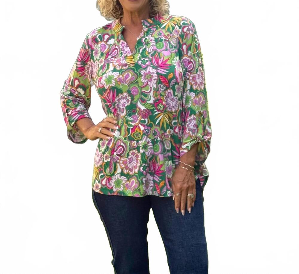 NEW DEAR SCARLETT lizzy top in kelly green